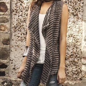 Asters Cupcakes Fuzzy Swing Vest size XS